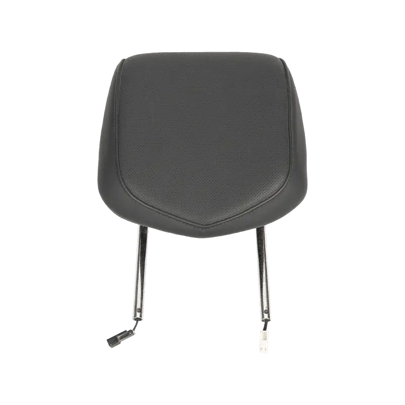 Conjunto de reposacabezas de asiento trasero plegable controlado por cable para automóviles