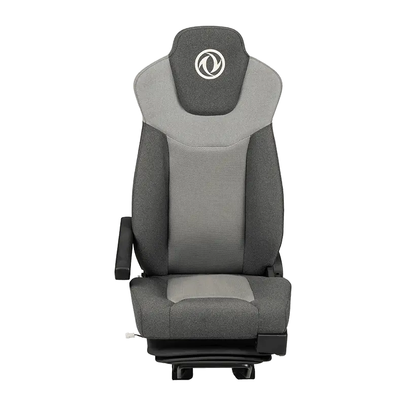 Asiento de conductor con suspensión neumática para camiones pesados con amortiguación hidráulica