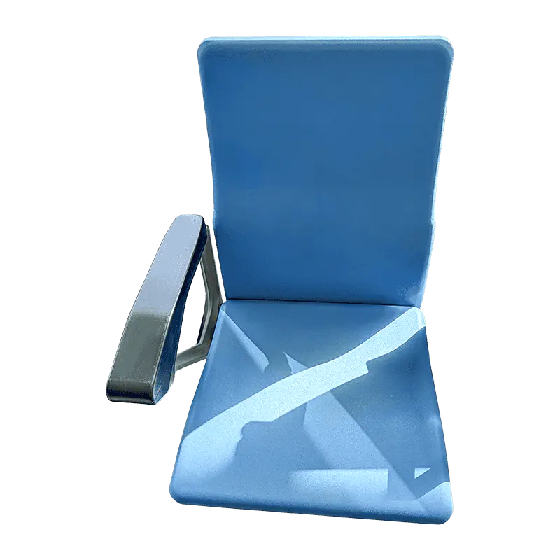 Silla de espera para hospital médico con portavasos integrado