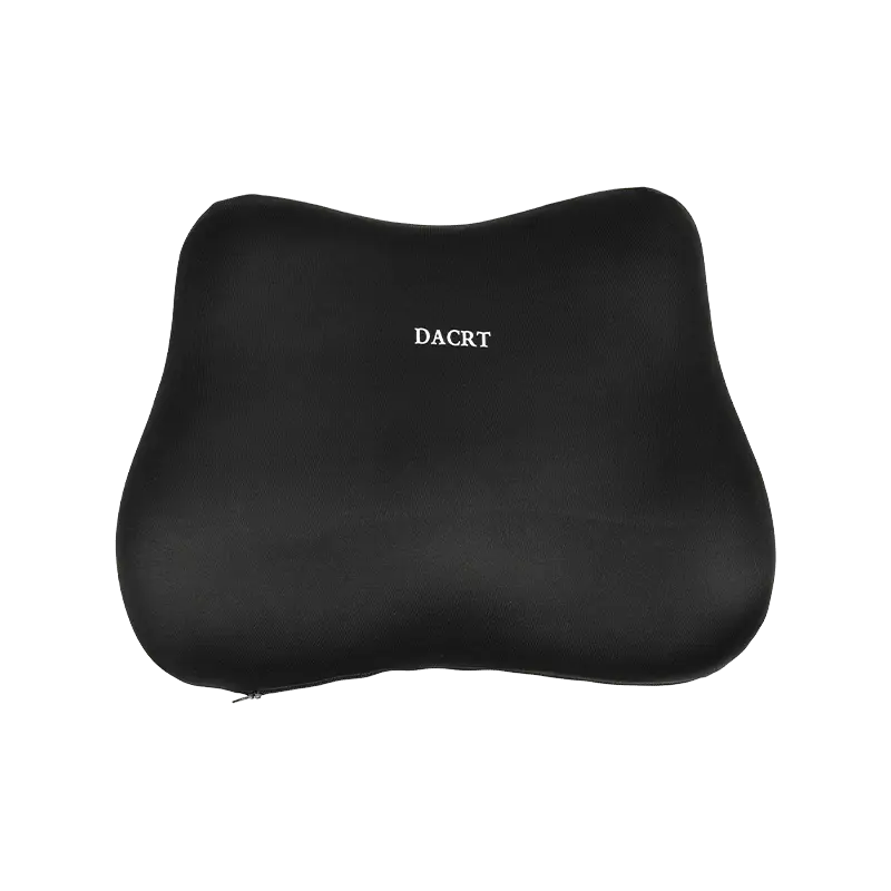 Cojín de soporte lumbar de espuma viscoelástica contorneada ergonómica
